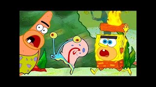 Spongebob's Game Frenzy - Funny Spongebob's Burger On Fire - Nicklodeon Kids Games