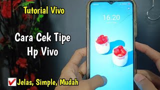 Cara Cek Tipe Hp Vivo