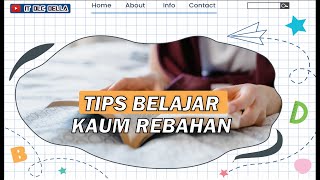 TIPS BELAJAR UNTUK KAUM REBAHAN