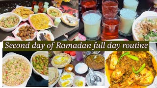 2ND IFTAR Vlog🌙RAMADAN DAY 2ND SEHRI VLOG (2023)🌙Chicken Karahi Recipe|#familyvlog