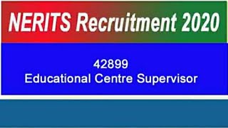 NERITS Recruitment 2021