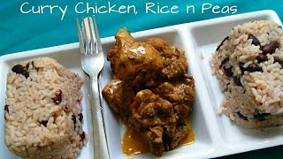 Curry Chicken with Rice n Peas | Cleaning, Seasoning, & Cooking