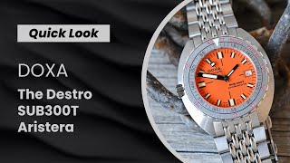 QUICK LOOK: The Doxa SUB 300T Aristera, the Lefty Edition of the Classic Orange Dive Watch