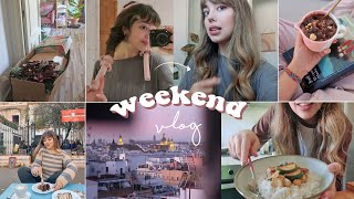 weekend vlog l adiós deco navideña, cena en pareja, mi tarta favorita y ondas sin calor de tiktok :)