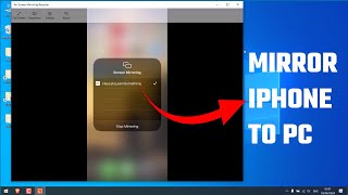 How to screen mirror iPhone to Windows laptop, pc ?