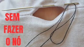 TUTORIAL  de  COSTURA  à MÃO para INICIANTES.