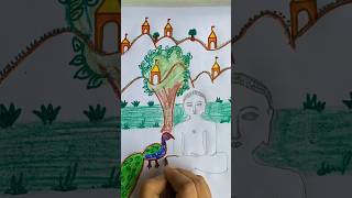 Jain dharam drawing painting ideas for paryushan 2023drawing related to jaindharm jain status