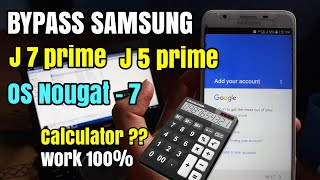 Bypass Frp Samsung J7 Prime, J5 Prime 7.0 Nougat Remove Verifikasi Google Account