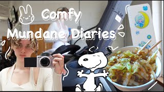 Comfy Mundane Diaries 1 | cooking, cleaning, gym workout, cozy vlog