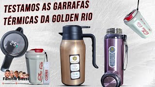 RECEBIDOS -TESTAMOS AS GARRAFAS TÉRMICAS DA GOLDEN RIO