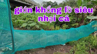 cách may cái dớn khổng lồ dễ làm, nhại cá #fishtrap