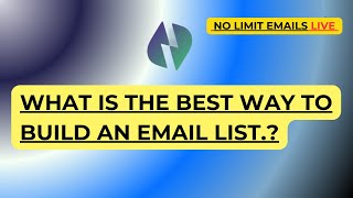 Building a high quality email list?