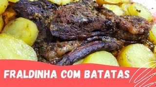 FRALDINHA COM BATATAS ASSADO NO FORNO