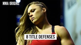 Unbelievable! How Ronda Rousey Dominated in the UFC? All Fights in MMA