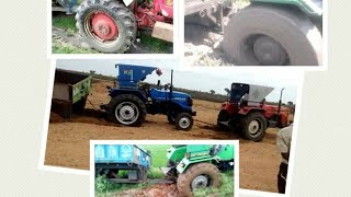 Mahindra,Sonilaka, Swaraj, John deer and Deutz fhar tractor's strucked in different areas