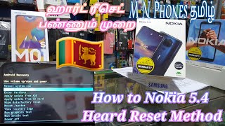 Nokia 5.4 Heard Reset in Tamil sri lanka