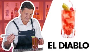 Recept na El Diablo - koktejl ze zlaté tequily | NA BARU