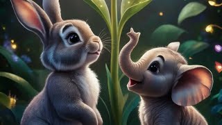 "The Ultimate Friendship:Rabbit Saves Elephant!#AnimalFriendship#ViralStory #trendingshorts#short