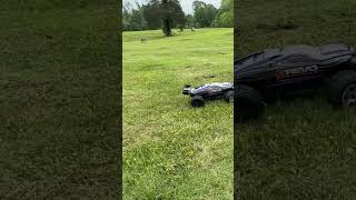 Traxxas E Revo crash #rc #rctruck #carcrash #viral #shortsfeed #offroad #crash #rc