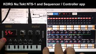 KORG NTS-1 Sequencer / Controller App DEMO