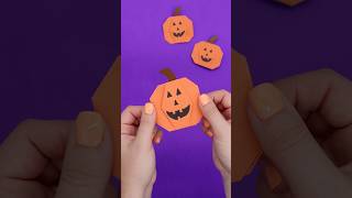 Easy Halloween Origami Pumpkin 🎃