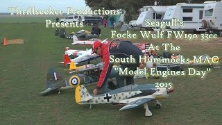 Seagull's Focke Wulf FW190 33cc At South Hummocks MAC Model Engines Day 2015