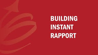 Building Instant Rapport - FAQ Series