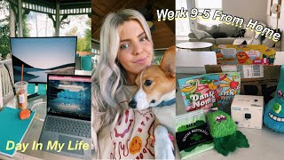 DAY IN MY LIFE: Work 9-5 From Home Vlog