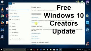 Windows 10 CreaTors Update - How to upgrade to Windows 10 Update - When you want!