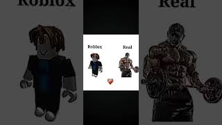 Roblox vs Real 💀 #edit #roblox #memes