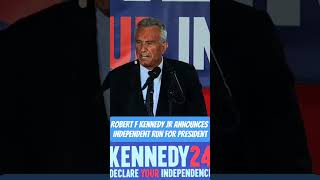 Robert F Kennedy Officially Announces Independent Run for President #2024elections #shorts  #america