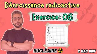 Exercice 06 - l’activité en fonction du temps - Décroissance radioactive ☢️- Nucléaire - 2 BAC BIOF