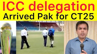 BREAKING 🛑 ICC delegation arrived Pakistan for Champions trophy arrangements assessment