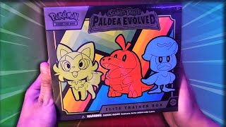 OPENING A POKEMON PALDEA EVOLVED ELITE TRAINER BOX!!!