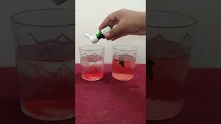 Hot Water And Cold Water Experiment #shorts#youtubeshorts#science#experiment