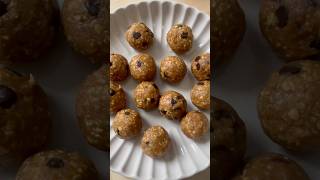 كرات الشوفان الصحية😍🍫Easiest Energy Balls #shorts #ترند