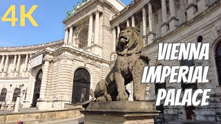 Vienna Summer Walk in the City Center 🏰, History of Hofburg Imperial Palace, Habsburg | 60 FPS |