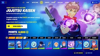 JUJITSU KAISEN GIVEAWAY? (PRO FORTNITE PLAYER) VBUCKS GIVEAWAY AT 1.8K