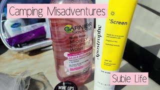 Storytime camping skincare: When I fainted in the desert