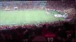 Torcida do Flamengo canta "Fica Hernane"