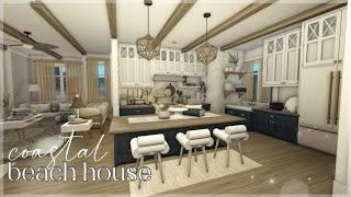 Bloxburg | Coastal Two-Story Summer Beach House | House Build