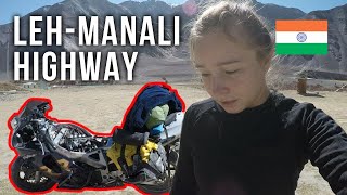 30. LEH-MANALI Highway on a sports bike - Himalayas - Ladakh -India | Round the World on a Fireblade