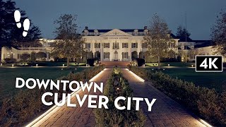 Walking Downtown Culver City at Dusk [4K]