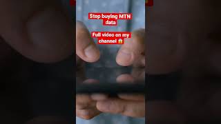 Stop buying MTN data try this instead😱. Full video on my channel