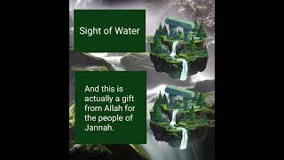 Sight of water in Jannah