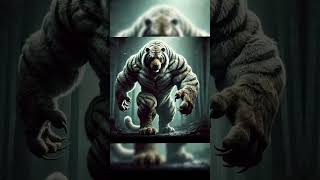 Grizzly Bear 🐻 + Tiger 🐅: The Ultimate Hybrid Predator! 🐾💥 | #HybridAnimals #AI #Shorts