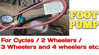 Air pump for bike,cycle & car / air pump review in hindi