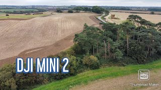 DJI MINI 2 Isolated Trees On The Lincolnshire Wolds