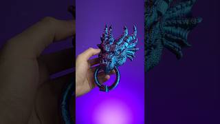 Decorando minha sala nova com uma dragão na porta 😂 modelo da stlflix #impressão3d #timelapsecamera