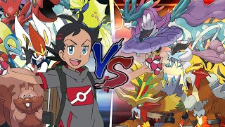 Legendary Pokemon Battle: Goh Vs Legendary Beasts